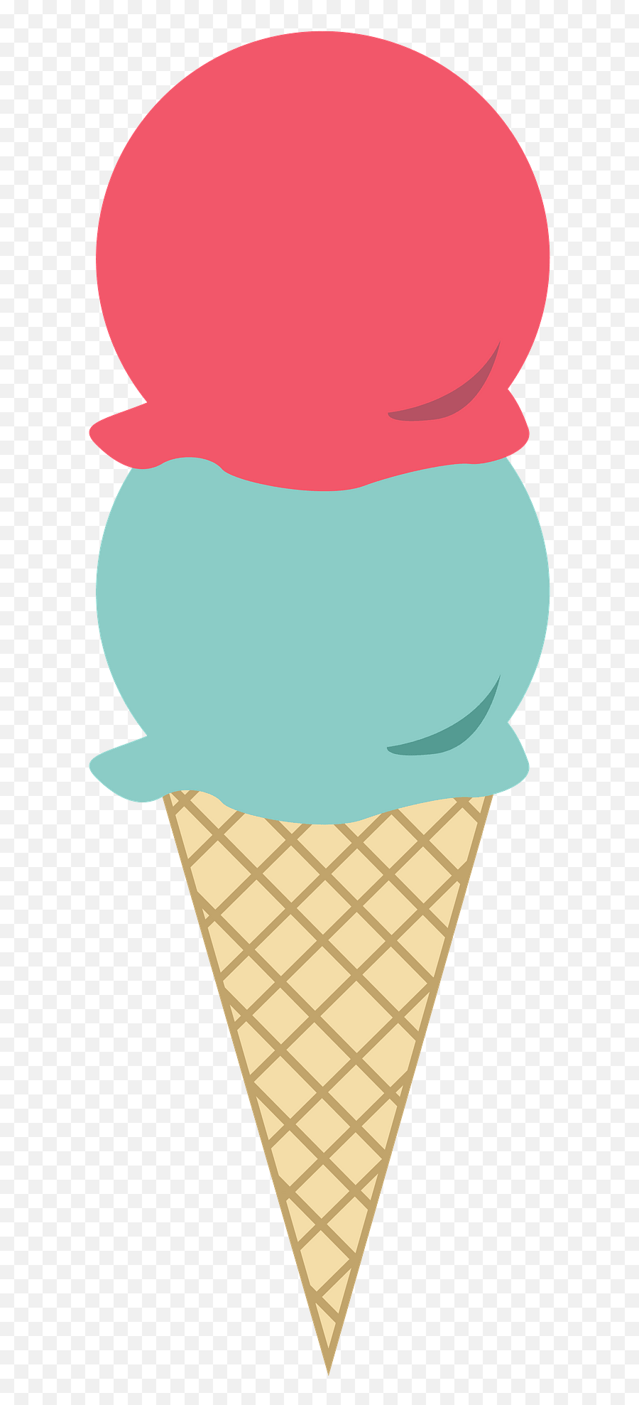 Ice Cream Cone Empty Ice Creamne Clip - Clip Art Ice Cream Cone Emoji,Cone Emoji