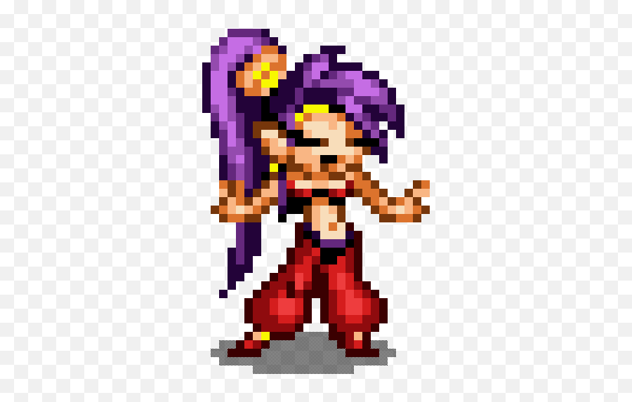 The Half Genie Hero - Shantae Dance Gif Pixel Emoji,Unicode Emoticon List Imgur