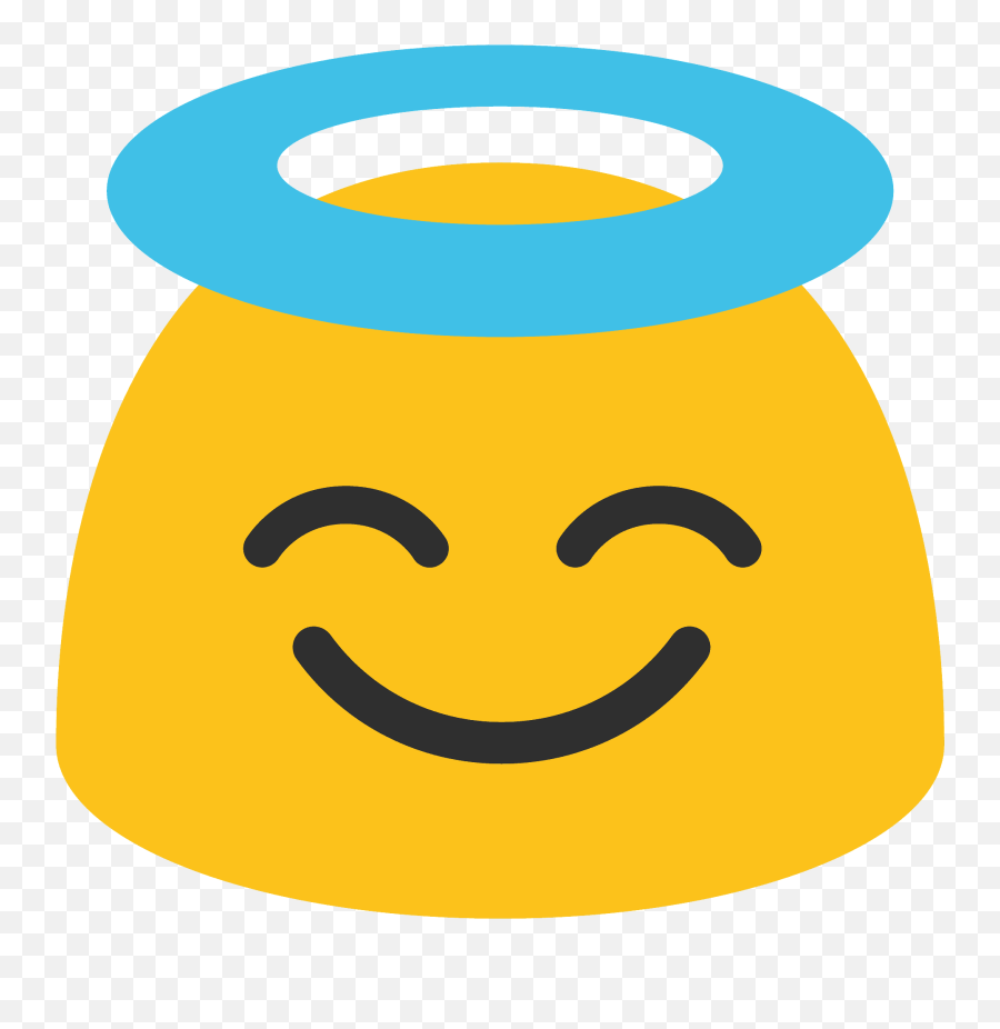 Emoji U1f607 - Emoji Angle,Emoji
