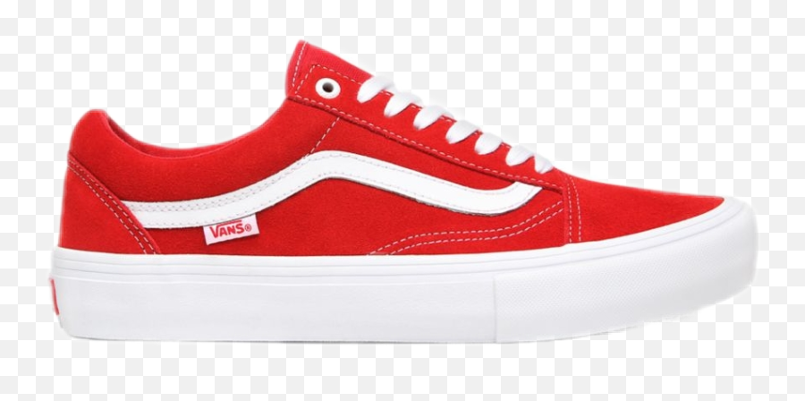 Stickers Shoes Vans Red Sticker - Vans Old Skool Pro Red Emoji,Emoji Shoes Vans