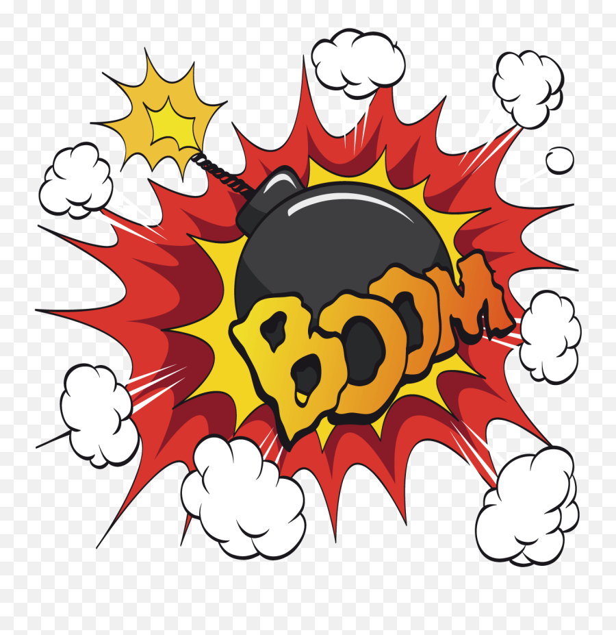 Explosion Clipart Gas Bomb Explosion - Bomb Clipart Emoji,Star Gun Bomb Emoji