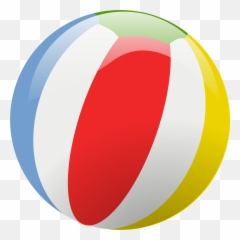 Beach Ball Png Transparent Png Png - Cartoon Transparent Background Beach Ball Emoji,Beach Ball Emoji
