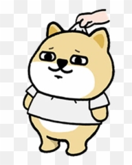 Shiba Fat 1 Whatsapp Stickers - Stickers Cloud Fat Shiba Telegram Sticker Emoji,Cute Hugging Animated Emojis Cats