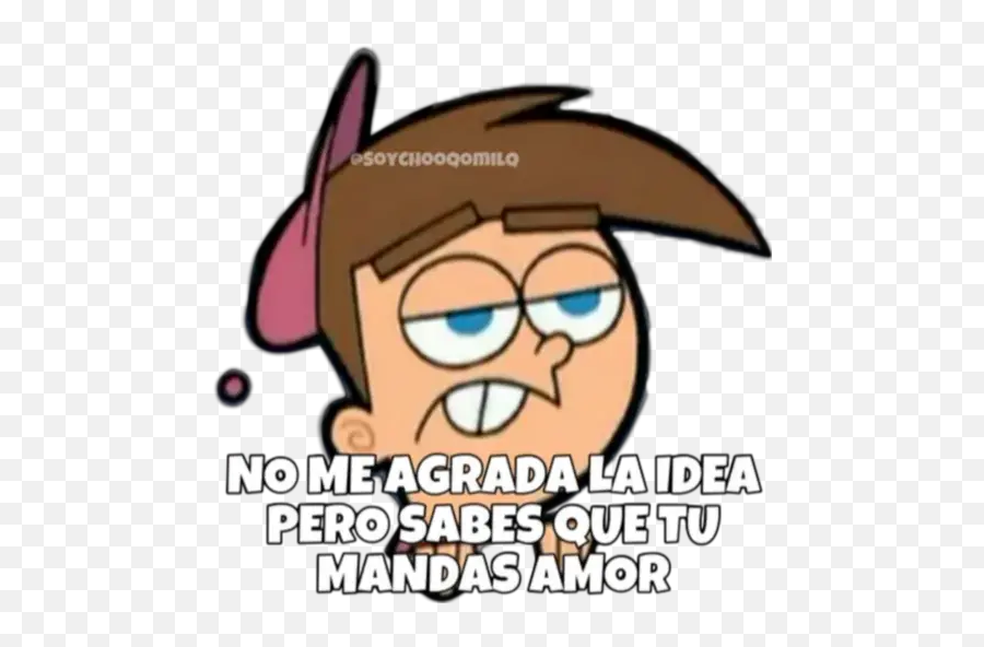 Timmy Turner Fan Boy Stickers For Whatsapp - Sticker De Timmy Turner Emoji,Emojis Carita Besito