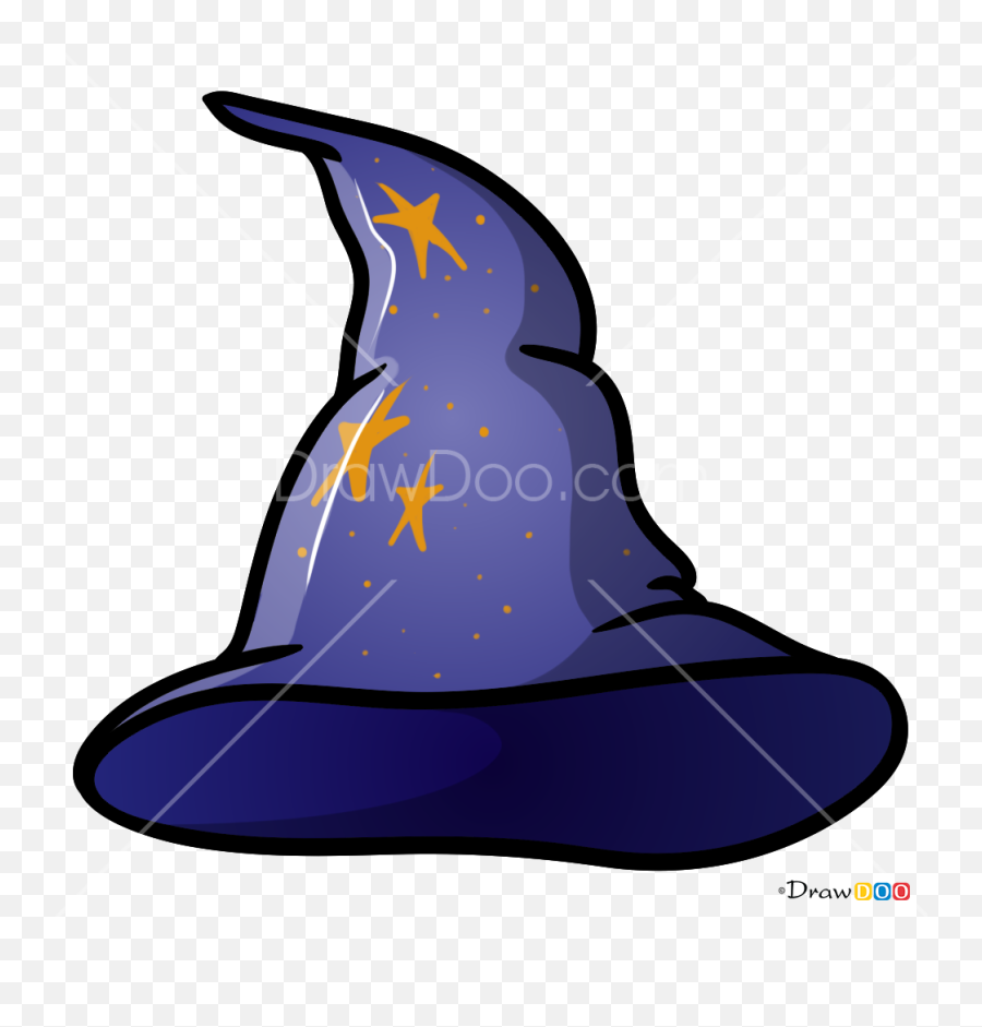 How To Draw Wizard Hat Hats - Costume Hat Emoji,Wizard Emoji