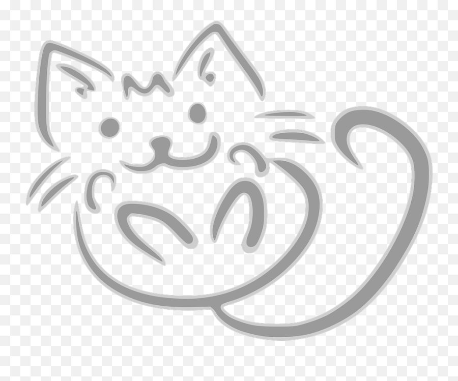 Abstract Cute Feline Cat Animal - Pet Emoji,Cat Ear Emotions