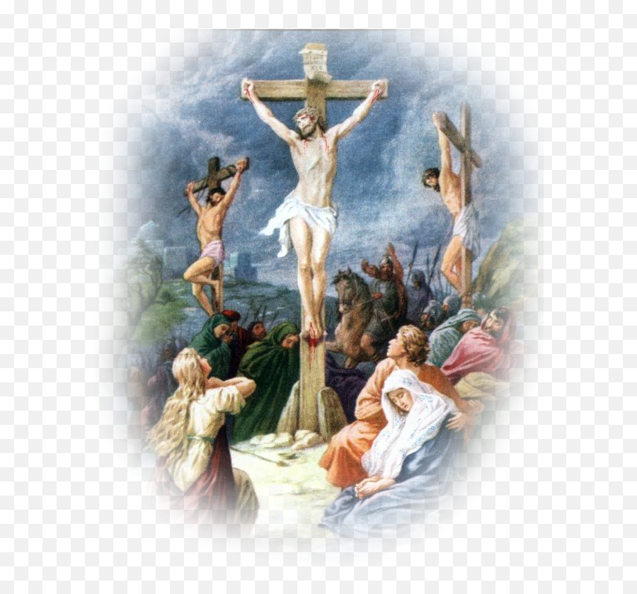 Download Bible Christian Of Cross Jesus Religion Crucifixion - Soldiers At The Foot Of The Cross Emoji,Religious Emoticons For Facebook Windows