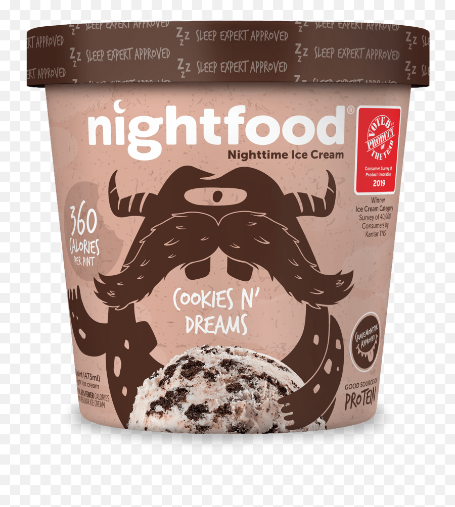 Sleep - Nightfood Ice Cream Emoji,Ice Cream Emoji Changing Pillow