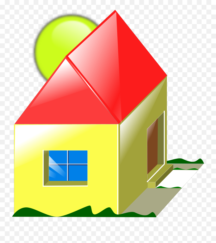 House Icon Svg Vector House Icon Clip Art - Svg Clipart Clipart Cuaca Cerah Di Rumah Emoji,Housefly Emoticon