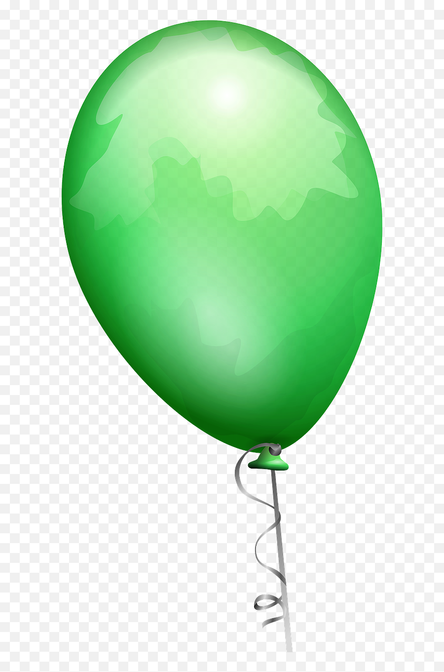 Balloon Green Shiny - Green Balloon Svg Emoji,Water Balloons With Emotions