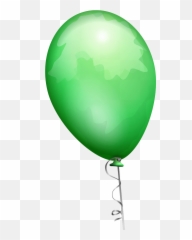 Balloon Green Shiny - Green Balloon Svg Emoji,Water Balloons With Emotions