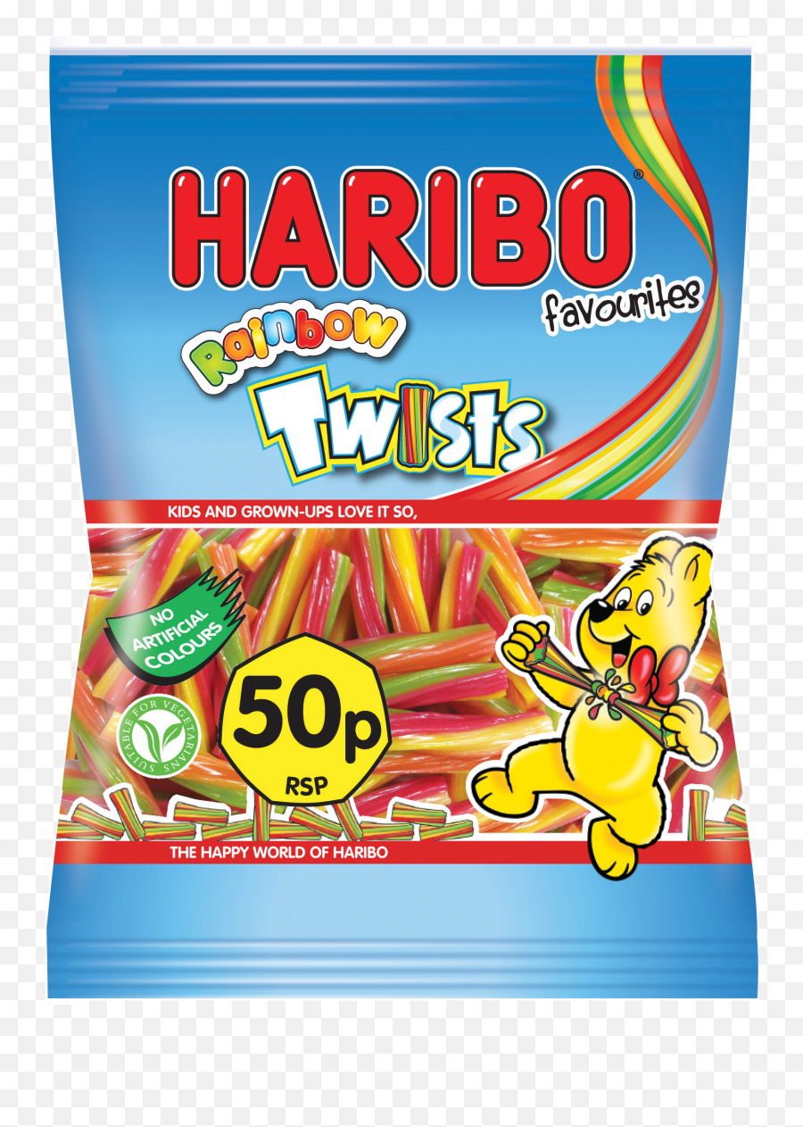 Wholesale Haribo 50p Rainbow Twists - Haribo Rainbow Twists Emoji,Rainbow And Candy Emoji