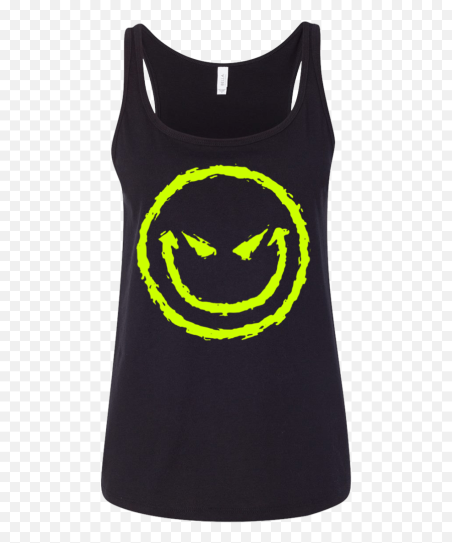 Download Evil Smiley Face Menwomen Tank - Evil Smiley Face Emoji,Should Man Use Emoticon With Girl