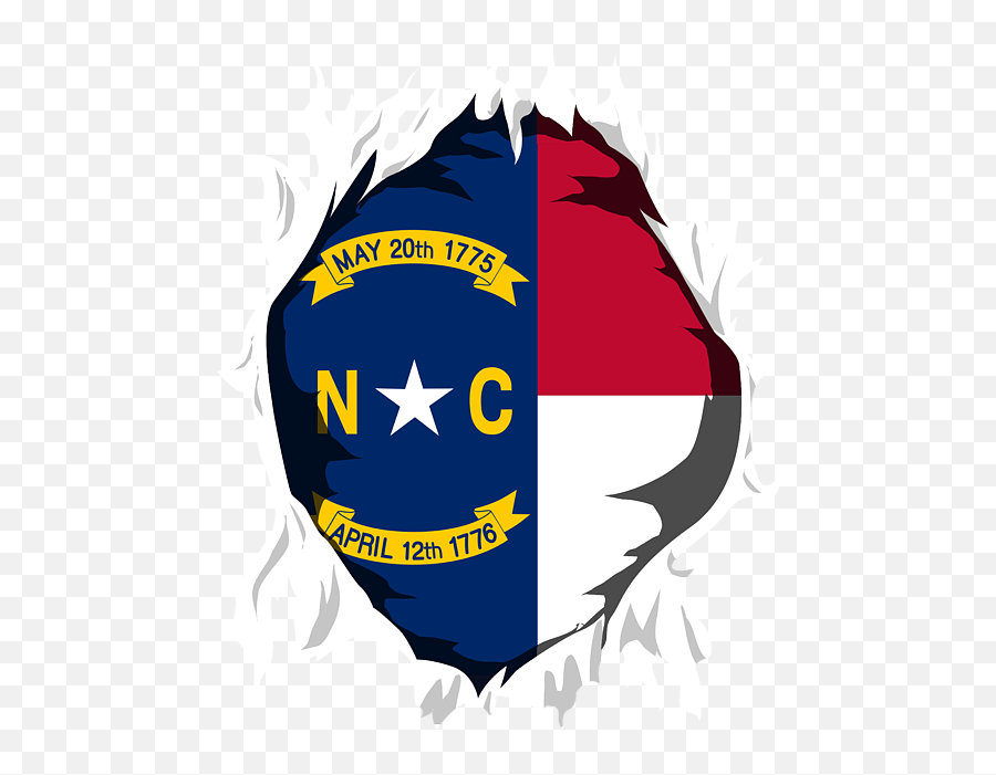 North Carolina Jersey Gift For North - North Carolina Flag Round Emoji,Tar Heel Emoticon