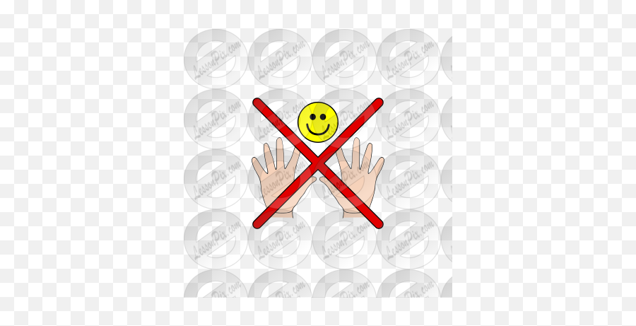 Not Nice Hands Picture For Classroom Therapy Use - Great Emoji,Emoticon 2 Hands