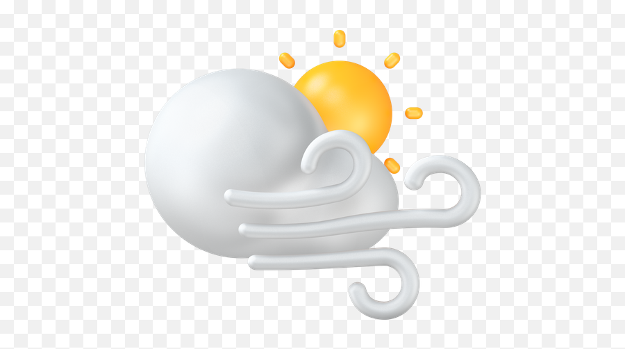Weather News 3d Illustrations Designs Images Vectors Hd Emoji,Emojis For A Picture Of A Cloud Looking Windy