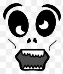 Screaming Skull Human Halloween Gothic Public Domain Image Emoji,Emotion Cormorant