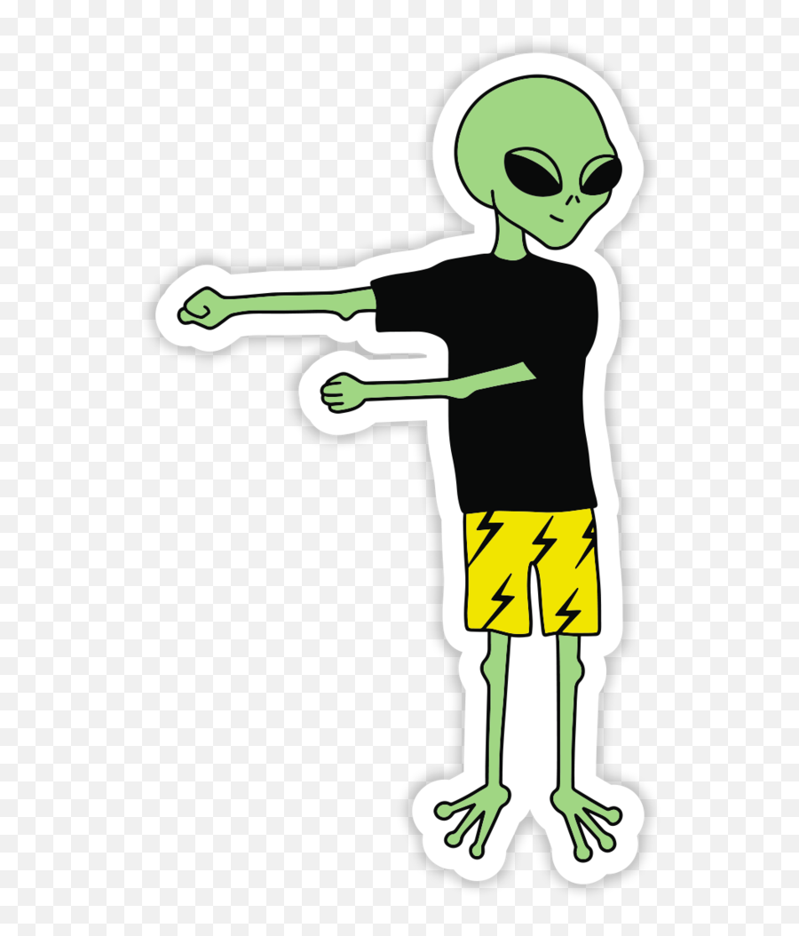 Alien Floss Sticker Emoji,Alien Emoticon For Facebook