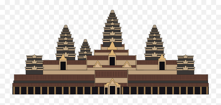 Angkor Wat Clipart Free Download Transparent Png Creazilla Emoji,Notre Dam Emojis