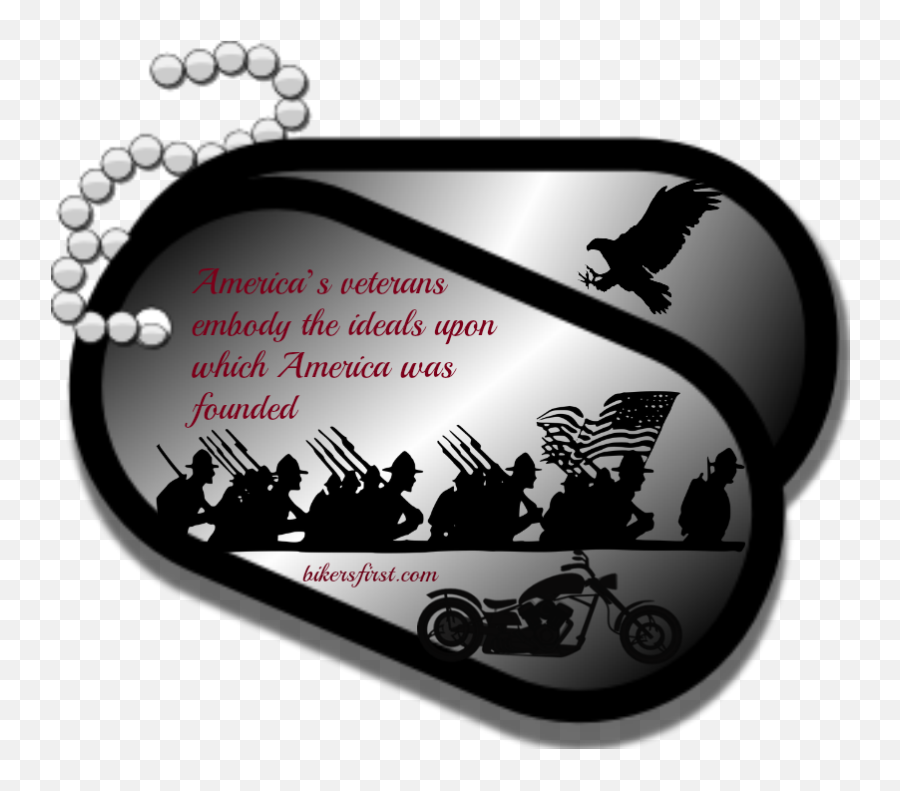 Veterans Day Biker Quotes - Dog Tag Clip Art Emoji,Veterans Day Emojis