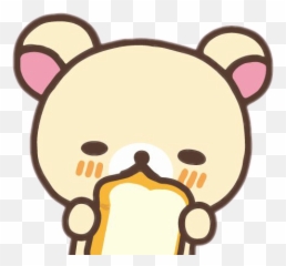 Korilakkuma Freetoedit Korilakkuma Sticker By Chlsie Emoji,Discord Emojis Bread
