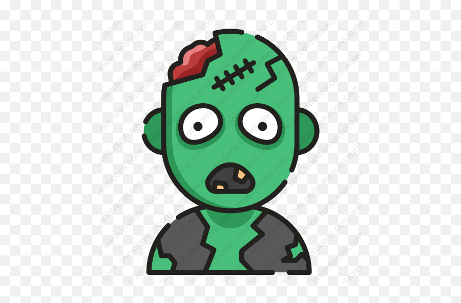 Download Zombie Vector Icon Inventicons Emoji,Zombie Emojies