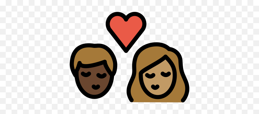 U200du200du200d Kiss Woman Man Dark Skin Tone Medium Emoji,Puspin P Emoji Copy And Paste
