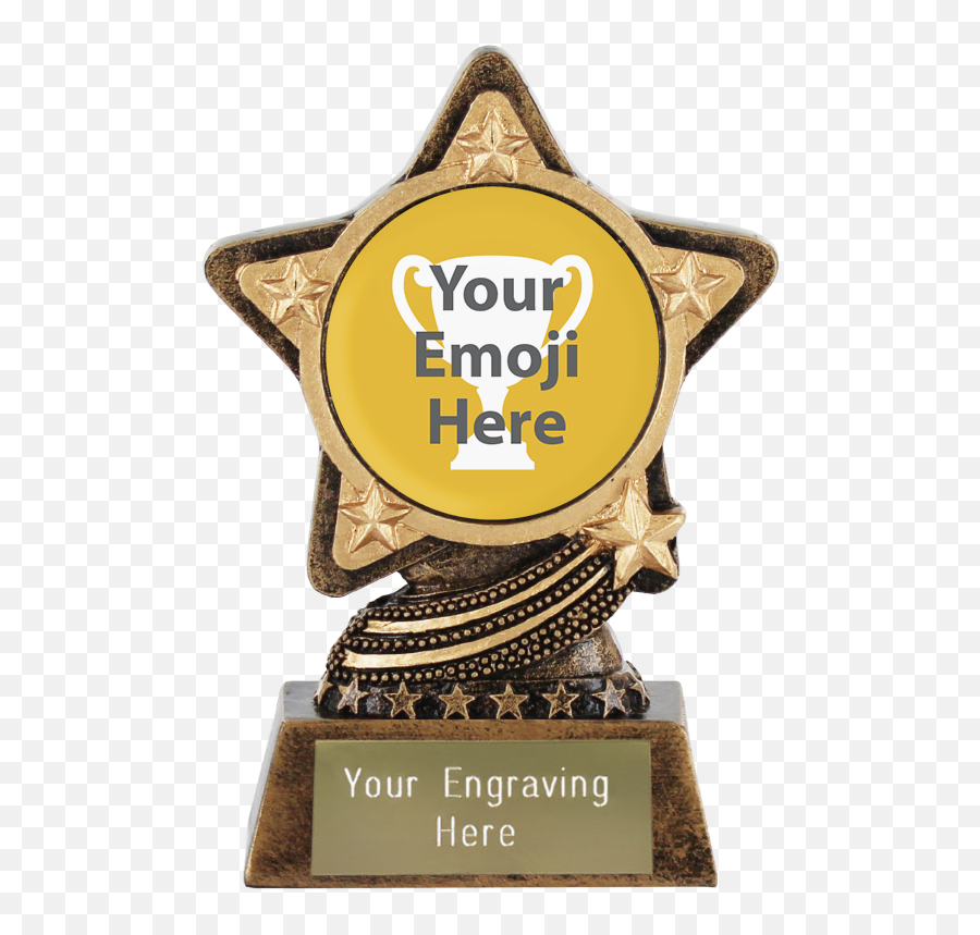 Emoji Trophy By Infinity Stars 10cm 4,Trophie Emoji