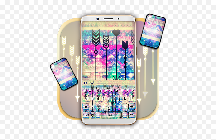 Galaxy Arrows Keyboard Theme - Iphone Emoji,Rasta Emoji Iphone