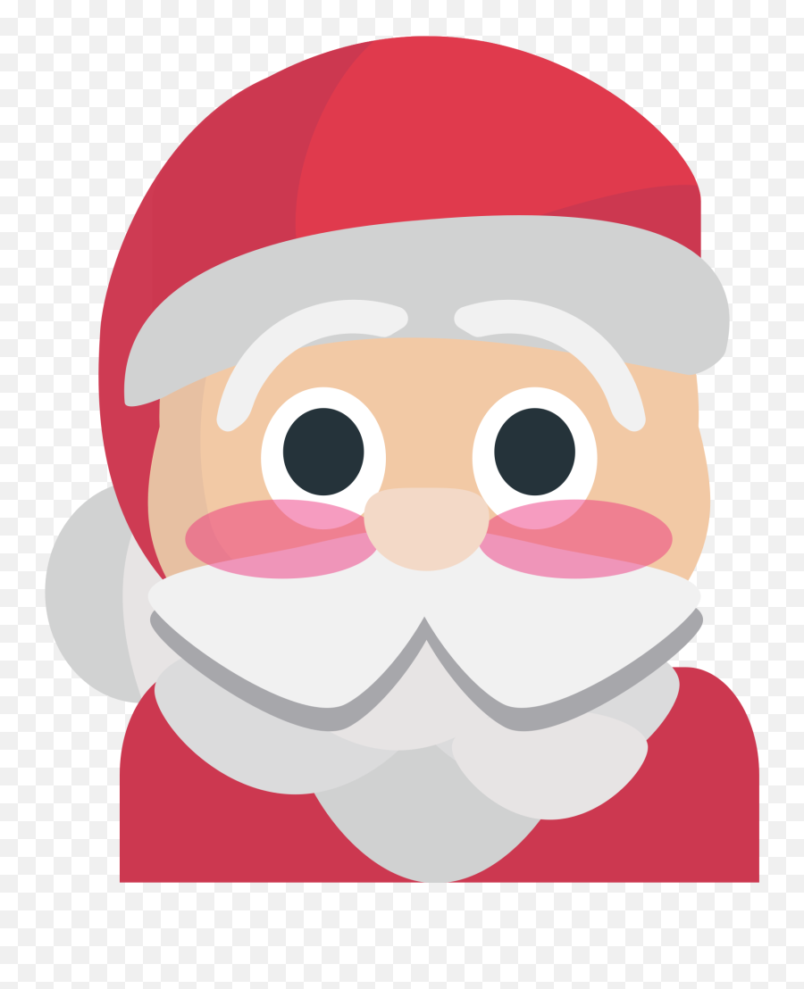 Santa Claus Emoji Clipart - Slack Santa,Santa Emoji