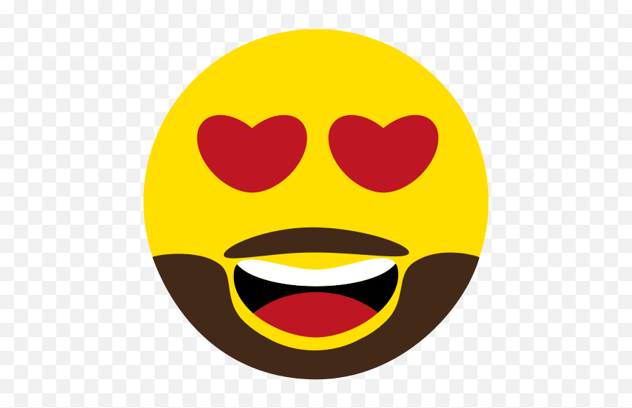 Beard Emoji Face Love Lovely Icon - Free Download Reserved Zone Laguna De Huacachina,Emoji Kissy Faces