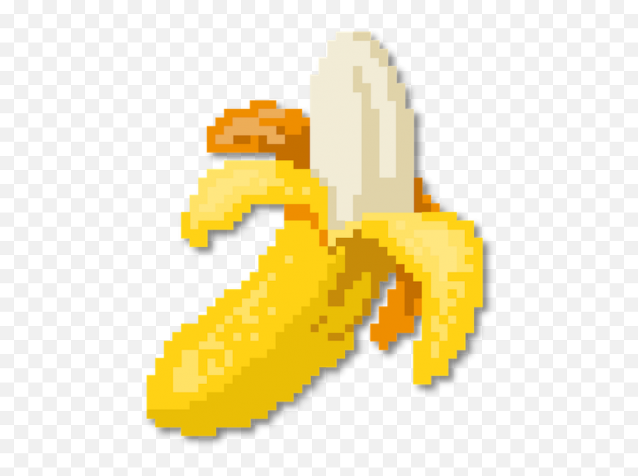 Banana Emoji - Among Us Logo Pixelated,Banana Emoji