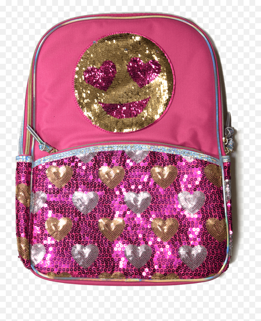 Emoji Flip Sequin Backpack - For Teen,Emoji Backpack