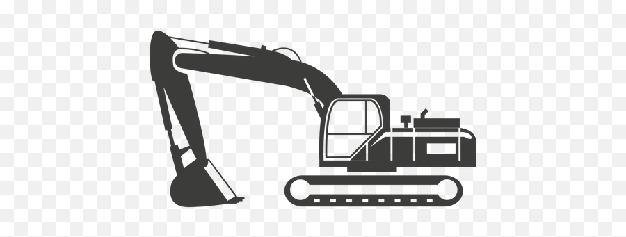 Bulldozer Construction Machine Silhouette - Transparent Png Png Escavadeira Emoji,Construction Equipment Emoji