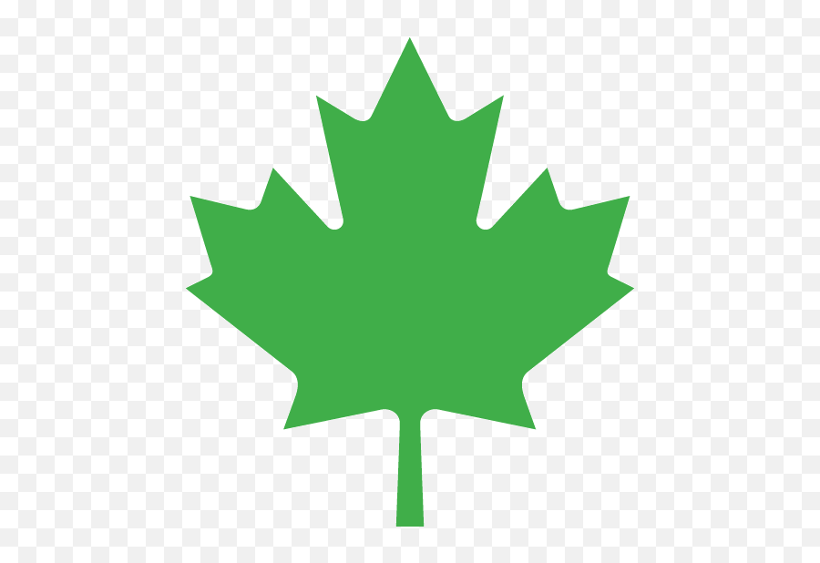 Vine Maple Leaf - Canada Maple Leaf Green Emoji,Maple Leaf Emoticon