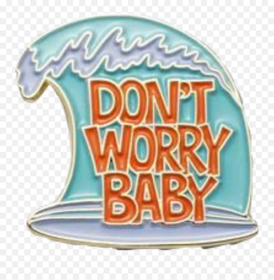Ocean Wave Dontworry Sticker - Art Emoji,Dont Worry Emoji