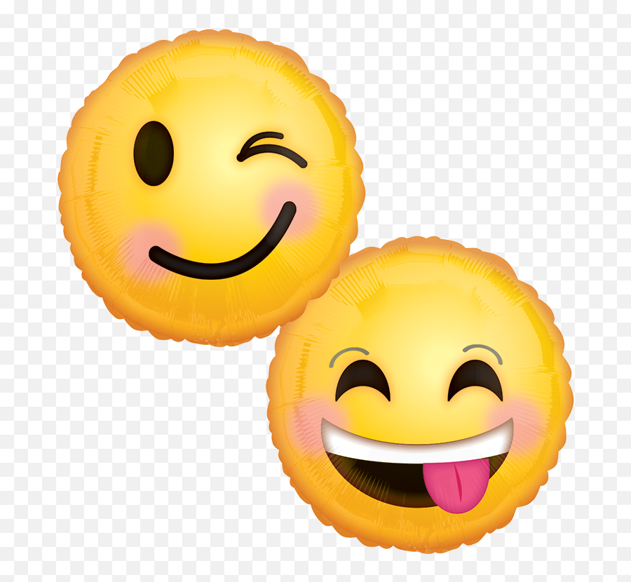 Emoticons Smile 18 Pulgadas Globo Metálico - Happy Emoji,Emoticons 18