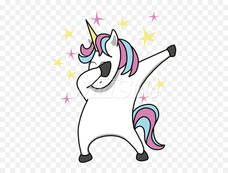 Download Hd Dab The Wild Side Dabbing Unicorn Png Image - Unicorn Gif Emoji,Dabbing Emoji Download