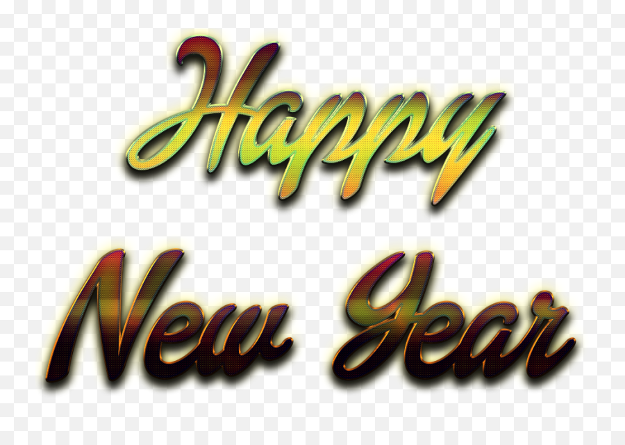 Happy New Year Letter Transparent Background Png Svg Clip - Png Happy New Year Background Emoji,Emoji Happy New Year 2013