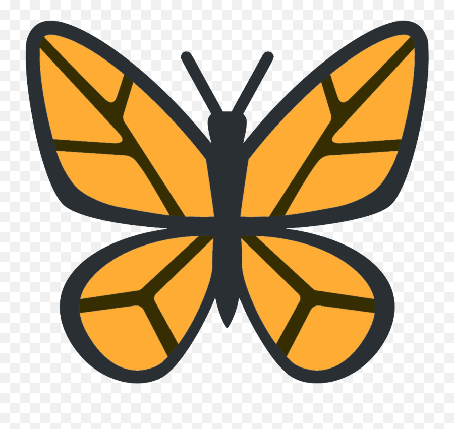 Butterfly Emoji But Pink,Butterfly Emoji Png