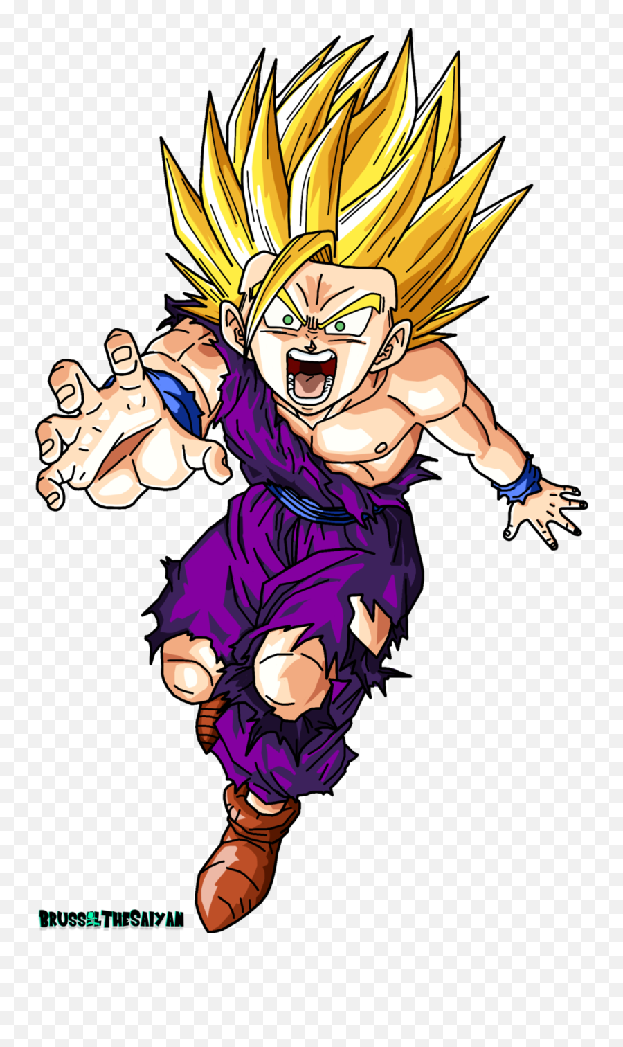 Thumb Image - 1024x1676 Wallpaper Teahubio Teen Gohan Super Saiyan 2 Emoji,Super Saiyan Emoji