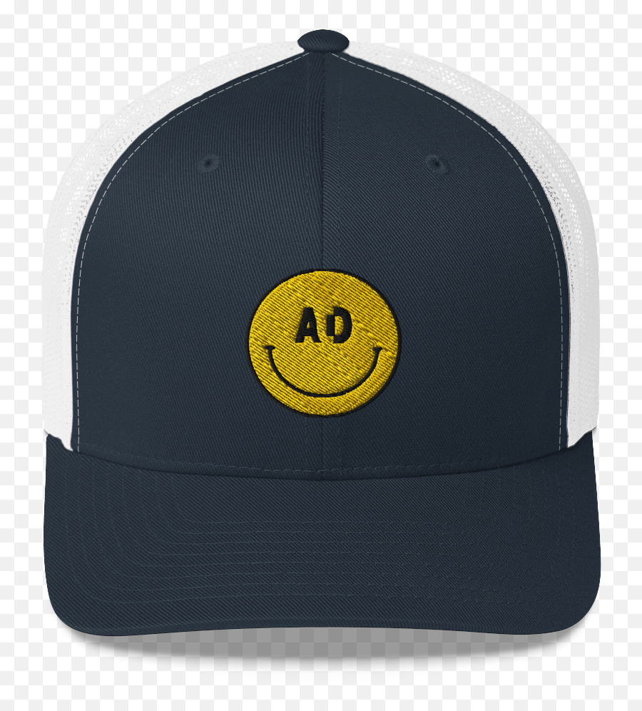 Acid House Smiley Trucker Cap - Trucker Hat Emoji,House Emoticon