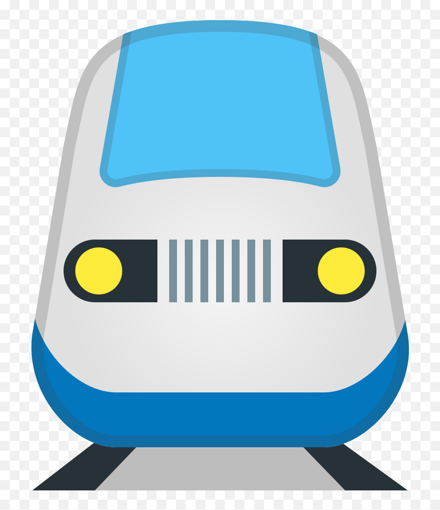 Train Emoji - Blue Train Icon Png,Emoji Faces Transperte