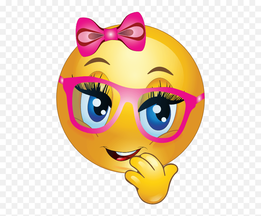 Free Smiley Girl Cliparts Download - Girl Smiley Face Emoji,Happy Face Emoji