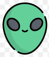Alien Png Transparent Picture - Alien Face Cartoon Png Emoji,Images Of Alien Emojis In Green
