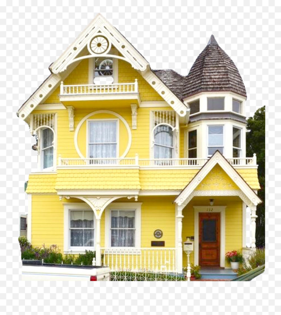 House Victorian Sticker - Victorian House Clipart Emoji,House Candy House Emoji