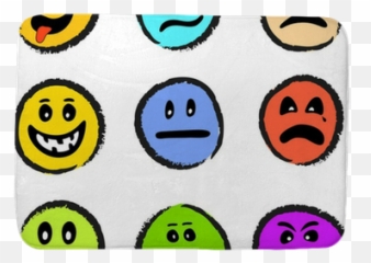Set Of Emoticon Doodle Expressions Bath - Happy Emoji,Emoticon In Bathroom
