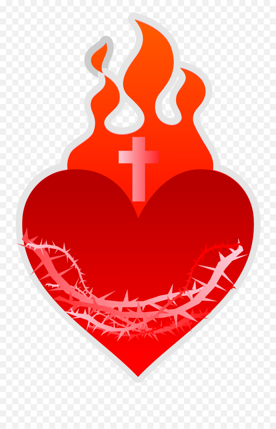 Free Scared Heart 1187548 Png With Transparent Background - Sagrado Coração De Jesus Vetor Emoji,Emoticons For Scared
