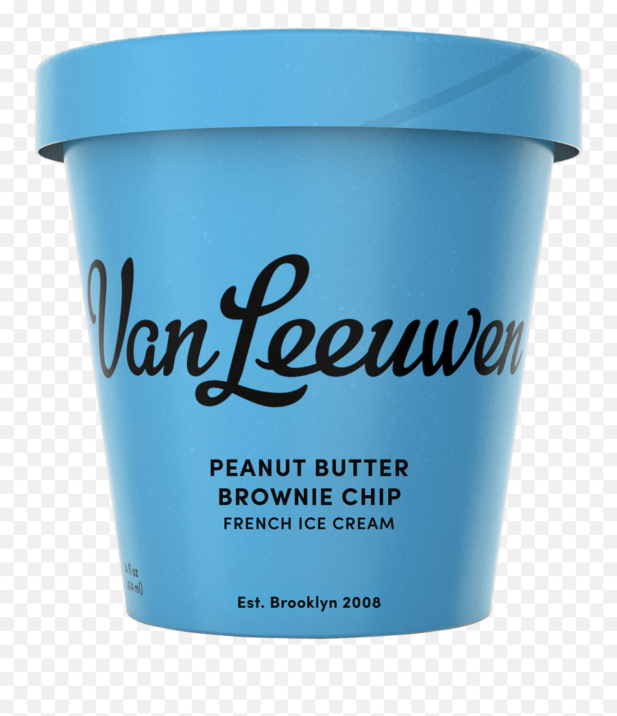 Van Leeuwen Ice Cream Peanut Butter Brownie Chip Ice Cream 14 Fl Oz - Van Leeuwen Ice Cream Emoji,Emotion Lounge Brookly