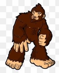 Bigfoot Drawing Cartoon Clip Art - Drawing Bigfoot Cartoon Emoji,Sasquatch Emoji